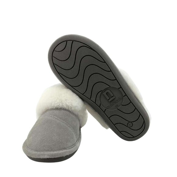 Nuknuuk 2.0 Women's Grey Leather Slippers / Various Sizes - Picture 6 of 6